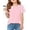 Dark pink, variant on Arshiner Girls Shirts Mesh Puff Short Sleeves Blouse Crewneck Cute Print Summer Kids Tee Tops 130 Black