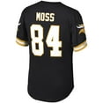 thumbnail image 3 of Men's Mitchell & Ness Randy Moss Black Minnesota Vikings Big & Tall Retired Player Mesh Crewneck Top, 3 of 3