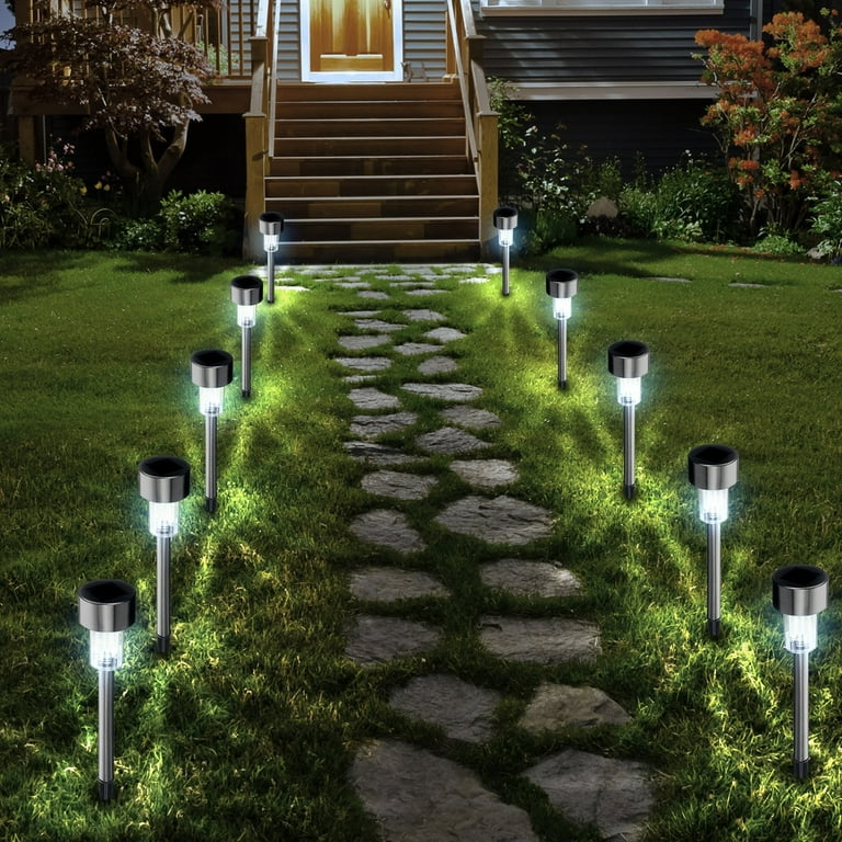 BlitzWill Solar Lights Outdoor, 24 Pack LED Waterproof