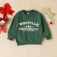thumbnail image 1 of FOCUSNORM, 2 colores, camisetas navideñas para niños y niñas de 0 a 5 años, jersey de manga larga con estampado de letras, sudadera de otoño, 1 of 3