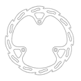 thumbnail image 3 of Moto-Master 110244-PU Flame Brake Disc, 3 of 3
