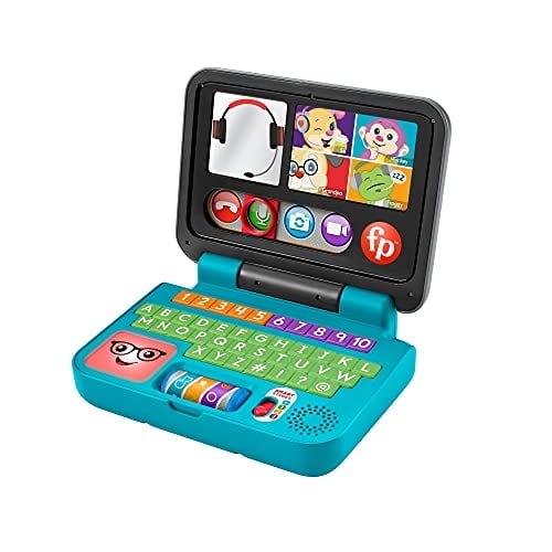 Fisher Price Rie y aprende Vamos a conectar la computadora portatil