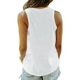 thumbnail image 4 of MOSHU Tank Tops for Women Flowy Deep V Neck Women Shirts Loose Fit Summer Sleeveless Tops, 4 of 9