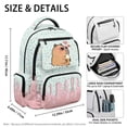 thumbnail image 7 of Aplkyhs Backpack for Teens 12-18 Stylish 17 Inch School Bag Durable Lightweight Water Resistant Backpack for High School Ice Cream Capybara, 7 of 7