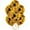 Metallic Gold With Black, variant on PMU 100 Pcs Graduation Balloons PartyTex 11 inch Premium Emerald Green with All-Over Print White Grad Caps-Confetti and Streamers Graduation Party Decorations