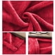thumbnail image 5 of Manta de franela de terciopelo de color liso, 180 x 200 cm | Manta de poliéster grueso y supersuave | Colcha ligera, cálida y acogedora | Gris, morado, azul, rojo, beige y café | Regalo decorativo, 5 of 6