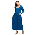 thumbnail image 4 of Womens Scoop Neck Pocket Maxi Dress, 4 of 4