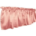 thumbnail image 2 of Shiny Smooth Satin Window Valance 58" Wide Peach, 2 of 2