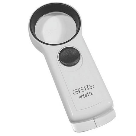 COIL UK Handheld LED Illuminated Magnifier 11x 40D