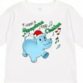 thumbnail image 4 of Inktastic I Want a Hippopotamus for Christmas Hippo in Santa Hat Boys or Girls Long Sleeve Toddler T-Shirt, 4 of 5