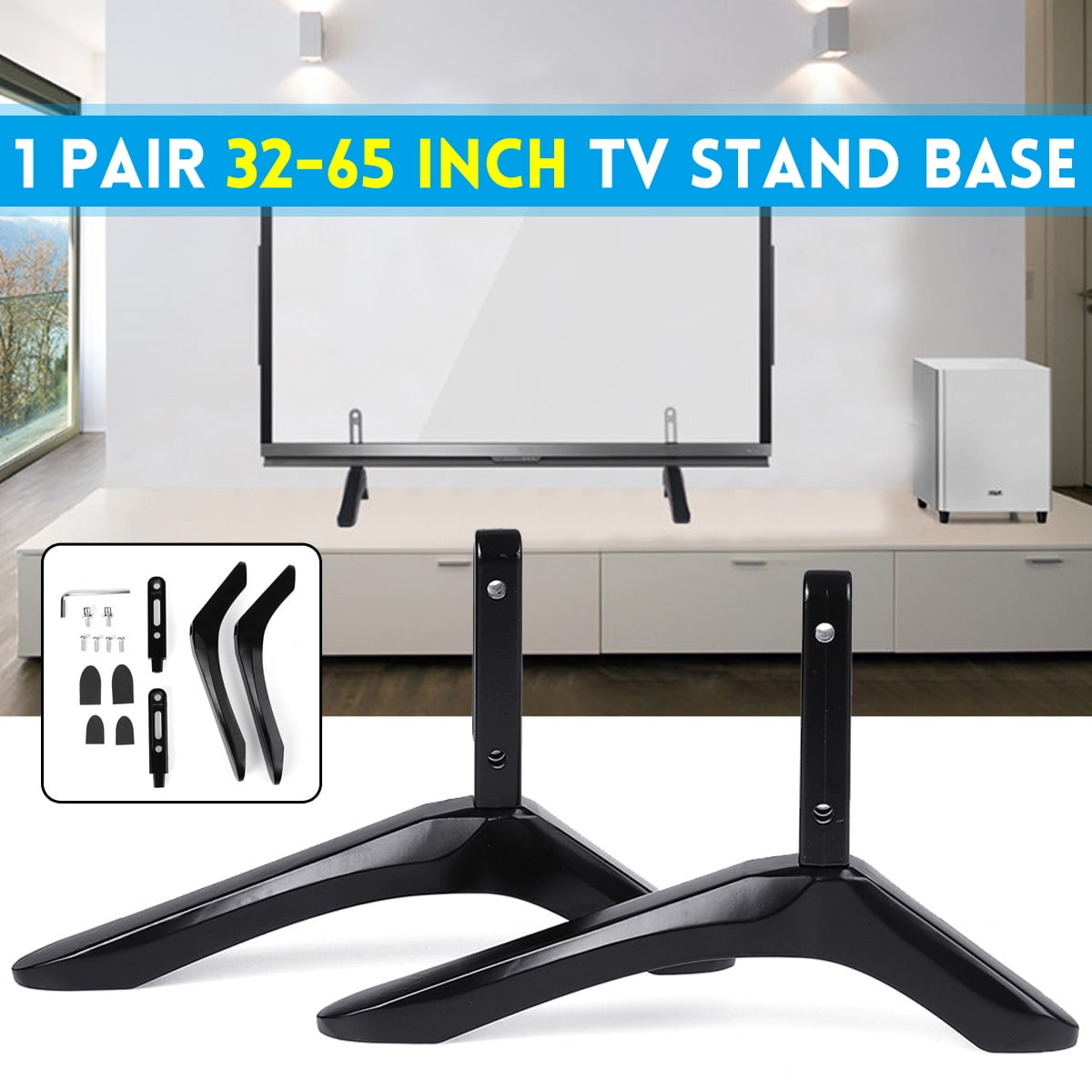 Universal Adjustable 32-65inch LCD Screen TV Flat Stand ...