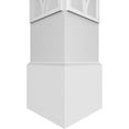 thumbnail image 5 of Ekena Millwork 8"W x 9'H Craftsman Classic Square Non-Tapered Magnolia Fretwork Column w/ Standard Capital & Standard Base, 5 of 8
