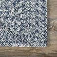 thumbnail image 4 of nuLOOM Wynn Braided Indoor/Outdoor Area Rug, 6' Square, Light Blue, 4 of 4