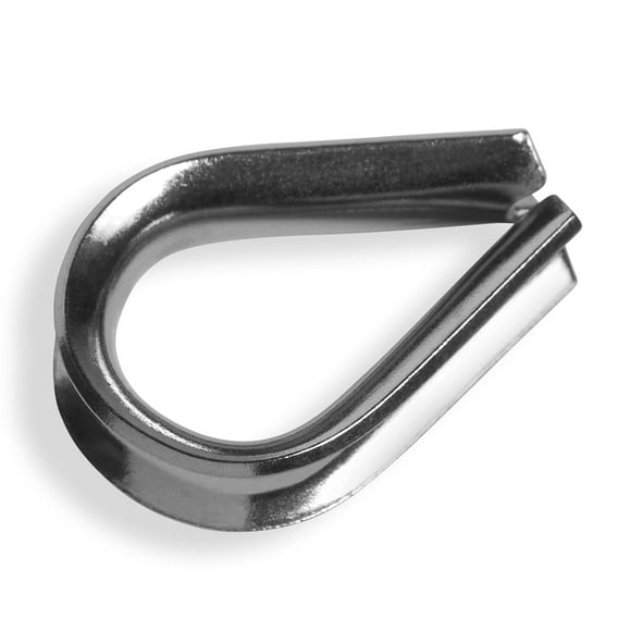 Wire Rope Protection Set, Rust Resistance A4 AISI316 Inox Thimbles For Outdoor Equipment, 20 Pcs Cable Lug Clamps With Excellent Abrasion Protection