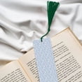 thumbnail image 6 of Kdxio Gray White Floral Print Metal Tassel Bookmarks,Perfect Gift for Art Lovers and Bookworms Metal Bookmarks for Women, 6 of 8