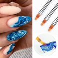 thumbnail image 4 of 1 pincel para pintar uñas con degradado, pincel para manicura con gel ultravioleta y mango de madera, herramienta de nailon para dibujar y pintar uñas D02, 4 of 4