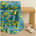 thumbnail image 4 of Soimoi Cotton Poplin Fabric Leaves & Yellow Flower Watercolor Print Fabric by Yard 56 Inch Wide, 4 of 7