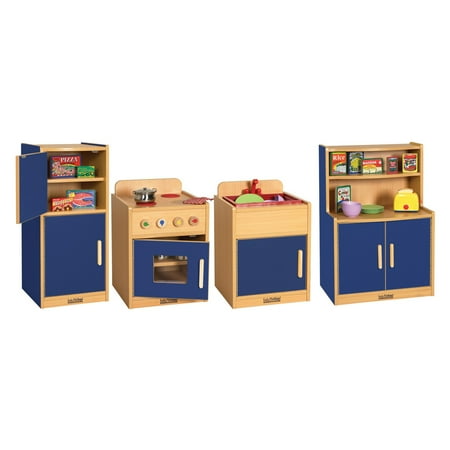ECR4KIDS Colorful Essentials 4 Piece Kitchen Set