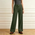 thumbnail image 6 of Vynhevius Women's Straight Leg Jeans Solid Button Zip Fly with Pockets Casual Full Length Denim Look Pants, 6 of 6