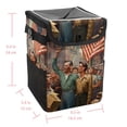 thumbnail image 5 of Labour Day Foldable Car Garbage Can with Lid, Leak-proof Mini Trash Can, Hanging Storage Bag - Trash Can for Car, 5 of 6