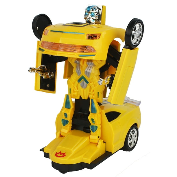 robot yellow car