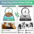 thumbnail image 4 of Silicone Rounded Slow Feeder Insert for Dogs - Anti-Gulping Pet Bowl Accessory, All-Season Use, 2 PCS Set in Gift Box - Pet Feeding Control Tool for Dog Bowls & Feeders, 4 of 6