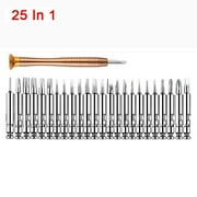 25 Multi Small Precision Hex Torx Star Mini Screwdriver Set Bits Repair Tool Kit