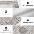 thumbnail image 5 of Beige Brick Wall Outdoor Rug 3x5 Ft, Non Slip Washable Area Rug, Retro Country Stone Rocks Geometric Print Patio Rugs Carpet Runner, Large Floor Mat for Indoor/Outdoor Deck Porch Camping, 5 of 8