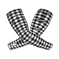 thumbnail image 2 of Uemuo Black Tartan Plaid Printed Arm Sleeves, Cooling UV Sun Protection Sports Compression for Men/Women, 2 of 8