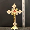 thumbnail image 1 of Crucifix Debout Jésus sur la Croix Statue Croix de Table pour Maison Autel de Table, 1 of 8