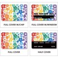 thumbnail image 4 of Colorful Flower Credit Card Skins Debit Card Skin Sticker Covering Personalizing Bank Card Protecting Decals Waterproof Removable No Bubble Slim for Transportation Key Card 7.3x5.4Inch DIY, 4 of 8