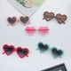 thumbnail image 3 of Bonitas gafas de sol de moda coreana con forma de corazón para niños, gafas de sol kawaii para niños y niñas, pequeñas gafas de dibujos animados frescas, 3 of 6