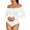 White, variant on MOYIKO Off the Shoulder Tops for Women Long Sleeve Body Suits for Womens,Size S-XXL