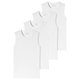 thumbnail image 1 of SCHIESSER Canottiera da uomo 4 pezzi - serie "95/5", canotta, collo rotondo, S-4XL Blanco L (Large), 1 of 4