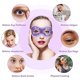 thumbnail image 1 of Zhuge Máscara refrescante para ojos, máscara de ojos reutilizable con gel para terapia de frío o calor con respaldo de felpa suave y correa ajustable para ojos hinchados y ojeras (púrpura), 1 of 3