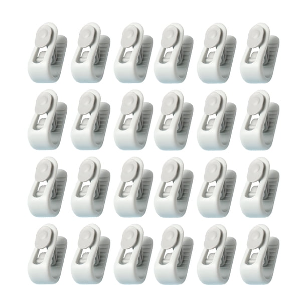 Toystoory Clips para sábanas Cubierta de edredón de alta resistencia Clip fijo Abrazaderas para colcha antideslizantes Colchón Calcetines Almacenamiento y organización del hogar Verde 24 piezas