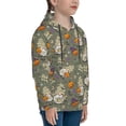 thumbnail image 3 of Kdxio Halloween Mummy Gnome Pattern Boys Athletic Unisex Boys Girls Hoodie with Pocket Sweatshirts-X-Large, 3 of 6