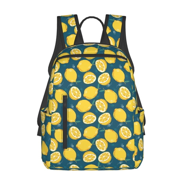 Disketp Lemon Mochila Ligera e Impermeable, Mochila de Día Resistente para Viajes, Senderismo y Uso Diario para Hombre y Mujer