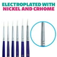 thumbnail image 3 of Kraze FX Face Paint Brush - Round # 4, Professional Artist Round Pointed Tip Synthetic Hair Brush for Face & Body Painting, 3 of 3