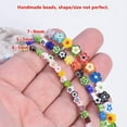 thumbnail image 7 of U8MO 4mm 6mm 8mm Handmade Flower Shape Millefiori Glass Beads For Jewelry Making-Orange White-5~7mm (65pcs), 7 of 7