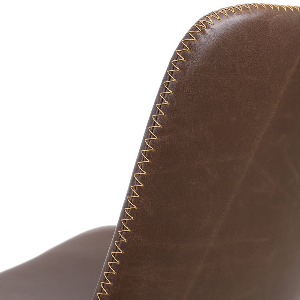 Lowestbest Modern Kitchen Dining Bar Chair with Backrest Seat with Non-Slip Foot Pad, Dark Brown Lowestbest Modern Kitchen Dining Bar Chair with Backrest Seat with Non-Slip Foot Pad, Dark Brown