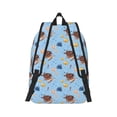 thumbnail image 2 of Naloa Sea Turtle Canvas Backpack for Men Women Rucksack Casual Travel Daypack College Tote Satchel Bookbag for Teens-Medium, 2 of 7