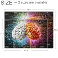 thumbnail image 2 of Brain Soft Polyester Bath Rug Bathroom Floor Mat - Quick Drying Absorbent Rug for Bathrooms - Machine Washable Shower Rug for Ultimate Comfort - Luxury Plush Rug for Shower, 2 of 6