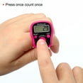 thumbnail image 5 of Dedos Conteo Contador 0-99999 5 Digital LED Pantalla con Estuche para Deportes Contando, Rosa, Paquete de 2, 5 of 5