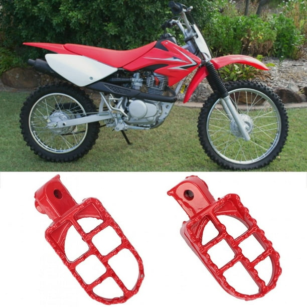 Pedales de aluminio, 2 piezas, reposapiés para motocicleta, pedales para motocicleta, tecnología de vanguardia