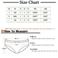 thumbnail image 2 of Bigersell Thermal Underwear Clearance Silk Panties Women Period Panty Style P-1491 Spandex Thong Panties Bikini Thongs Briefs High Waist Women's Panties Brown M, 2 of 8