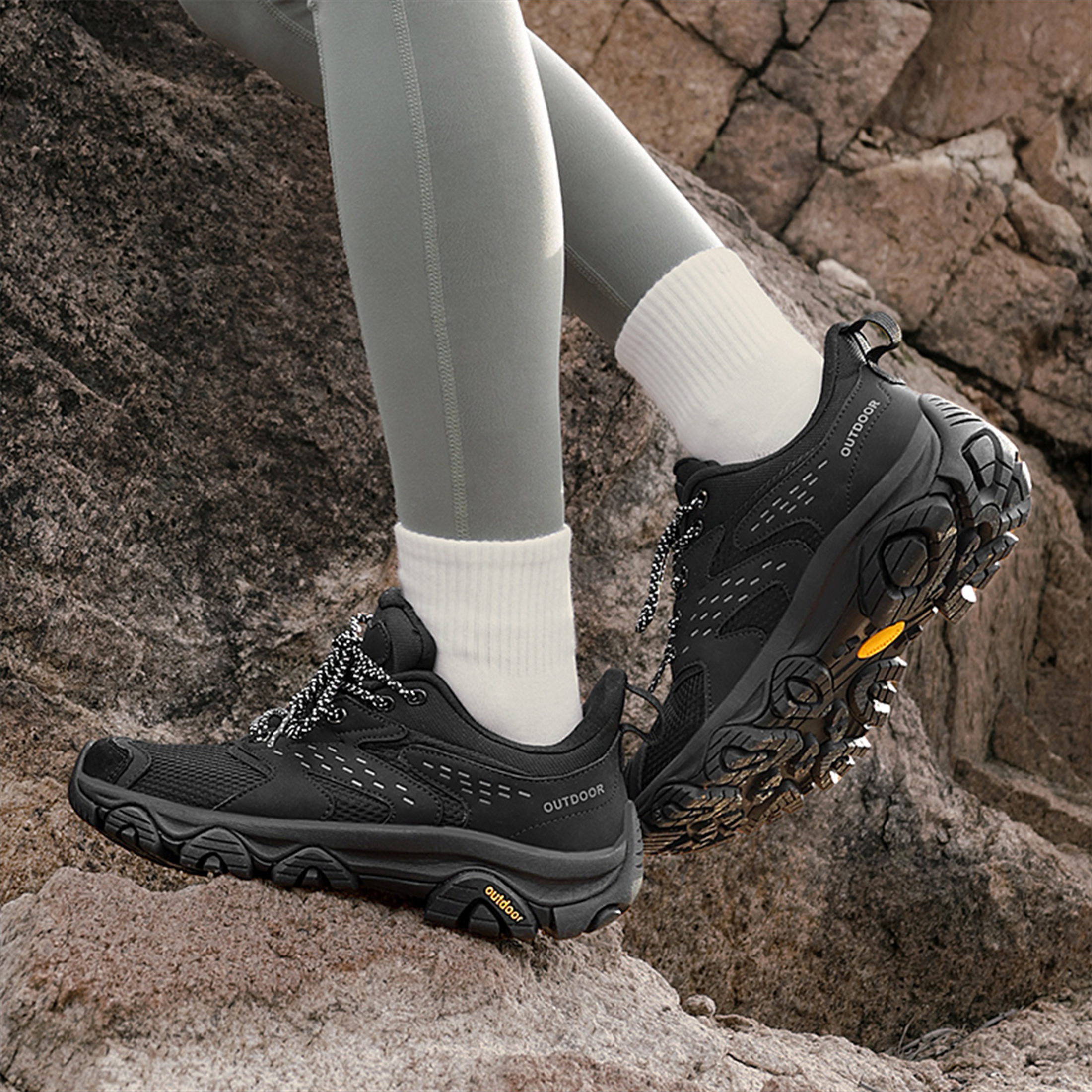 YOURDIARY Womens Mens Hiking Shoes Unsex Comfortable Breathable Anti-Slip Sneakers