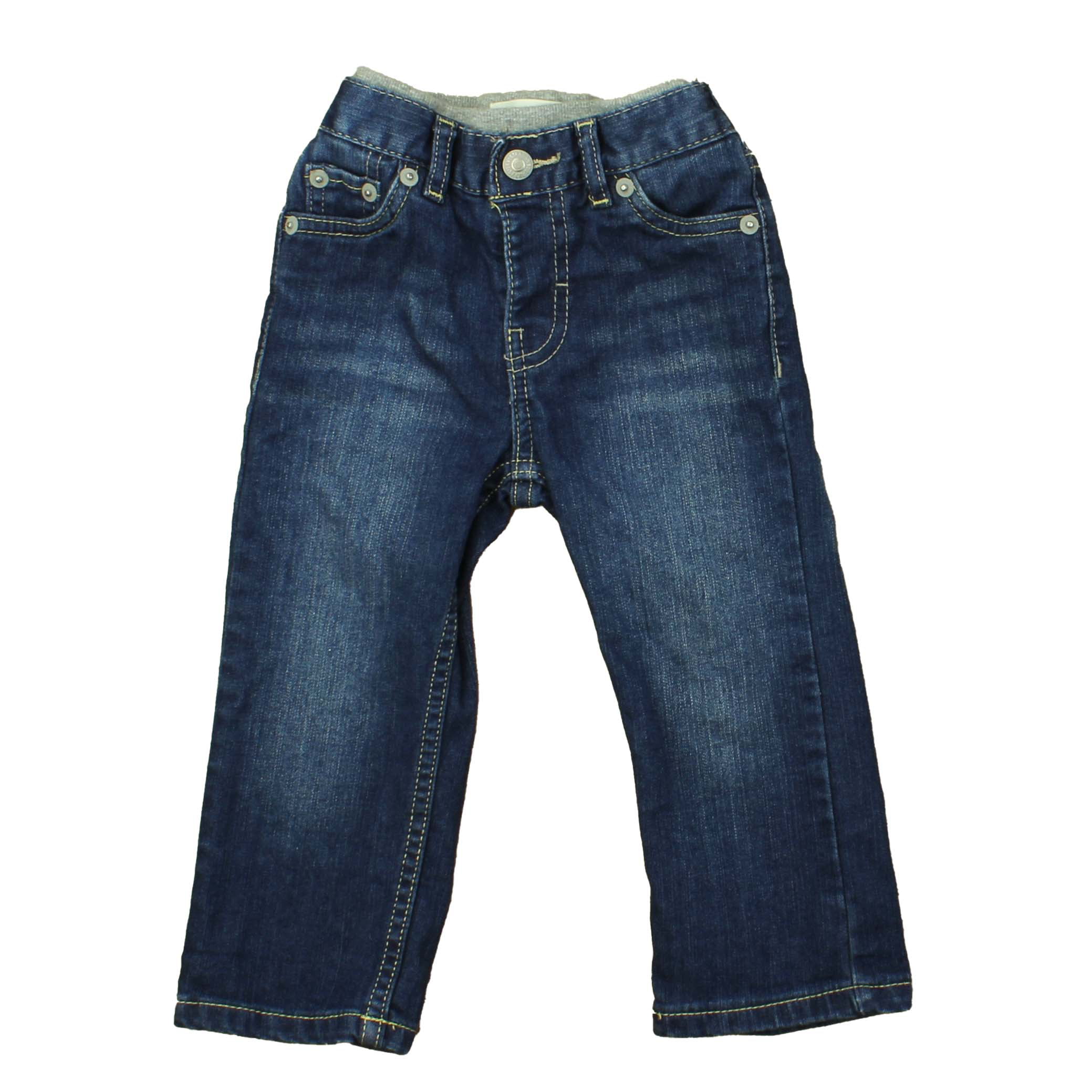 Pre-owned Levi's Boys Blue | Grey Jeans size: 18 Months 