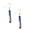 Purple, variant on Women Vertical Bar Tortoise Shell Marble Earrings Lightweight Dangle Earrings (Purple)