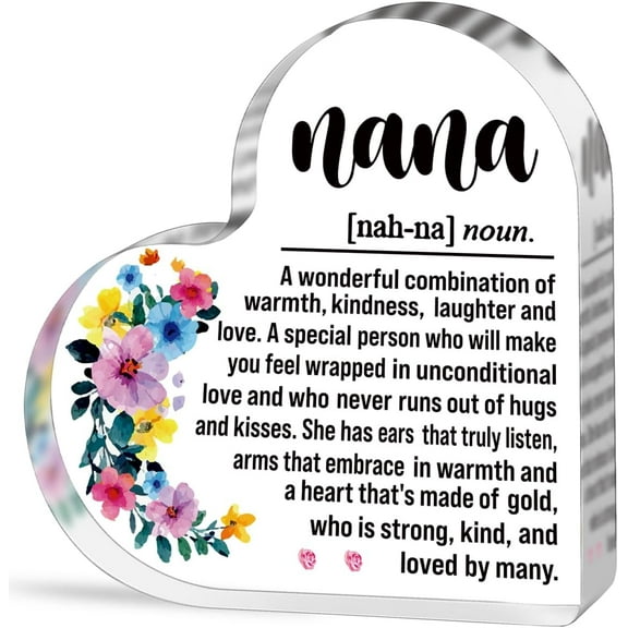 NaNa Gifts for Grandma Birthday Christmas Gifts for Grandma Grandmother MiMi GiGi Best Ever NaNa Definition Decorative Signs & Plaques